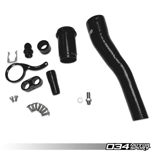 034Motorsport Stage 2 Billet Catch Can Kit, 8V/8V.5 S3 & MK7/MK7.5 GOLF R AWD