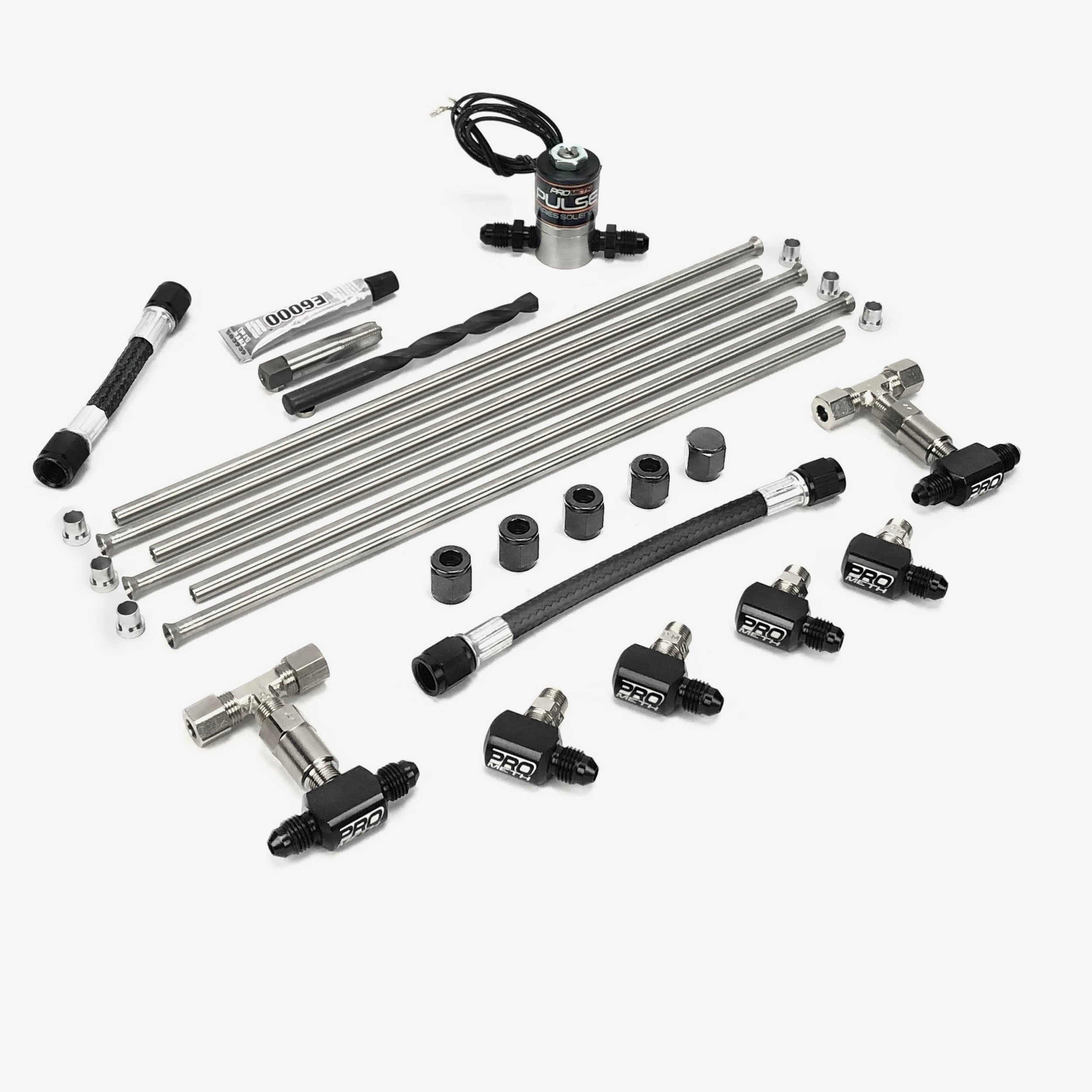 ProMeth Signature Series 4 Cylinder Direct Port With Straight Nozzle Holders (Ubend-It)