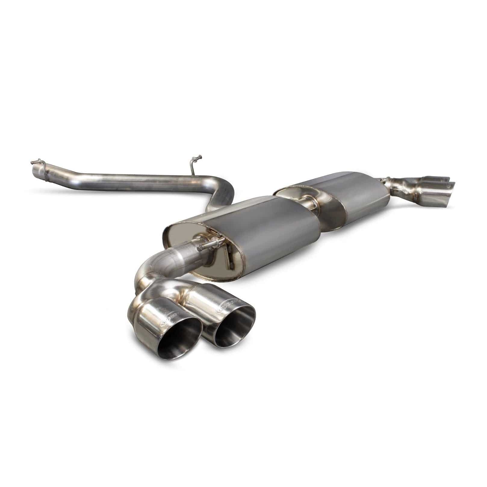 Audi TT Mk2 3.2 V6/TT S Mk2 Non-resonated cat-back system SAUS026 Scorpion Exhaust