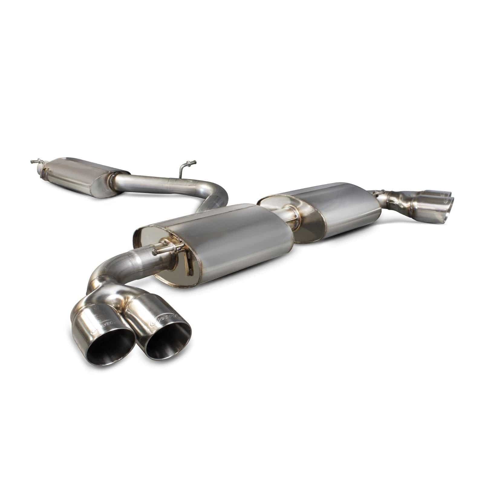 Audi TT Mk2 3.2 V6/TT S Mk2 Resonated cat-back system SAU026 Scorpion Exhaust