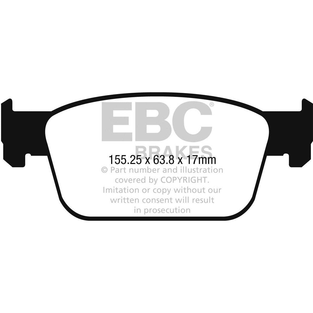 EBC Audi B9 Redstuff Sport Front Brake Pads - ATE Caliper (A4 & A5)