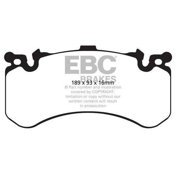 EBC Audi D4 C7 Redstuff Sport Front Brake Pads - Brembo Caliper (S6, S7 & S8)