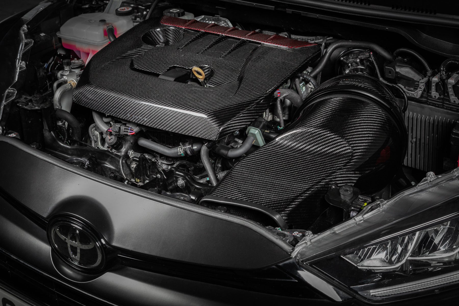 Eventuri Gloss Carbon Fibre Engine Cover - Toyota GR Yaris | GR Corolla