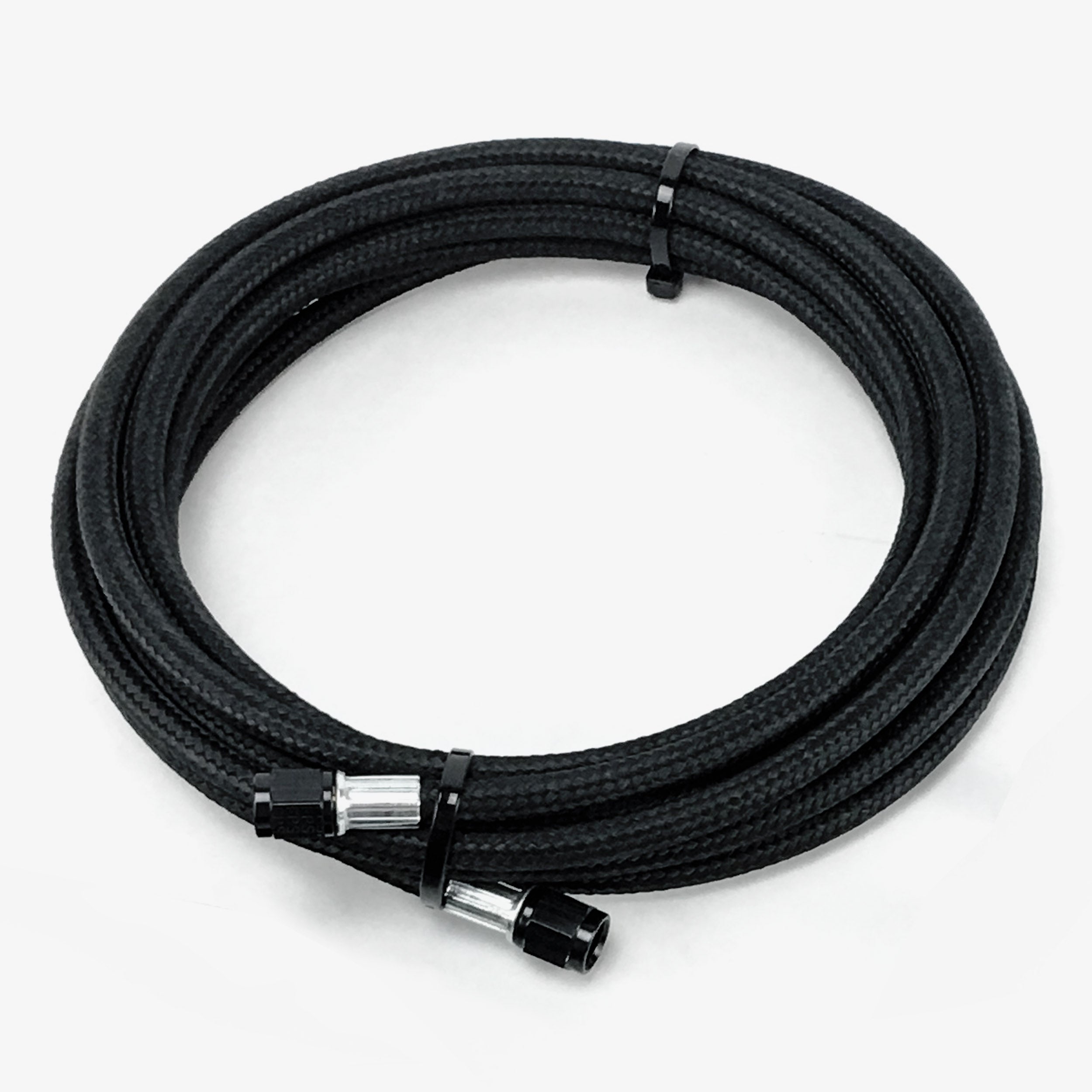 8AN Stainless Steel Braided PTFE Hose With 8AN Ends Installed (Sold By The Inch)