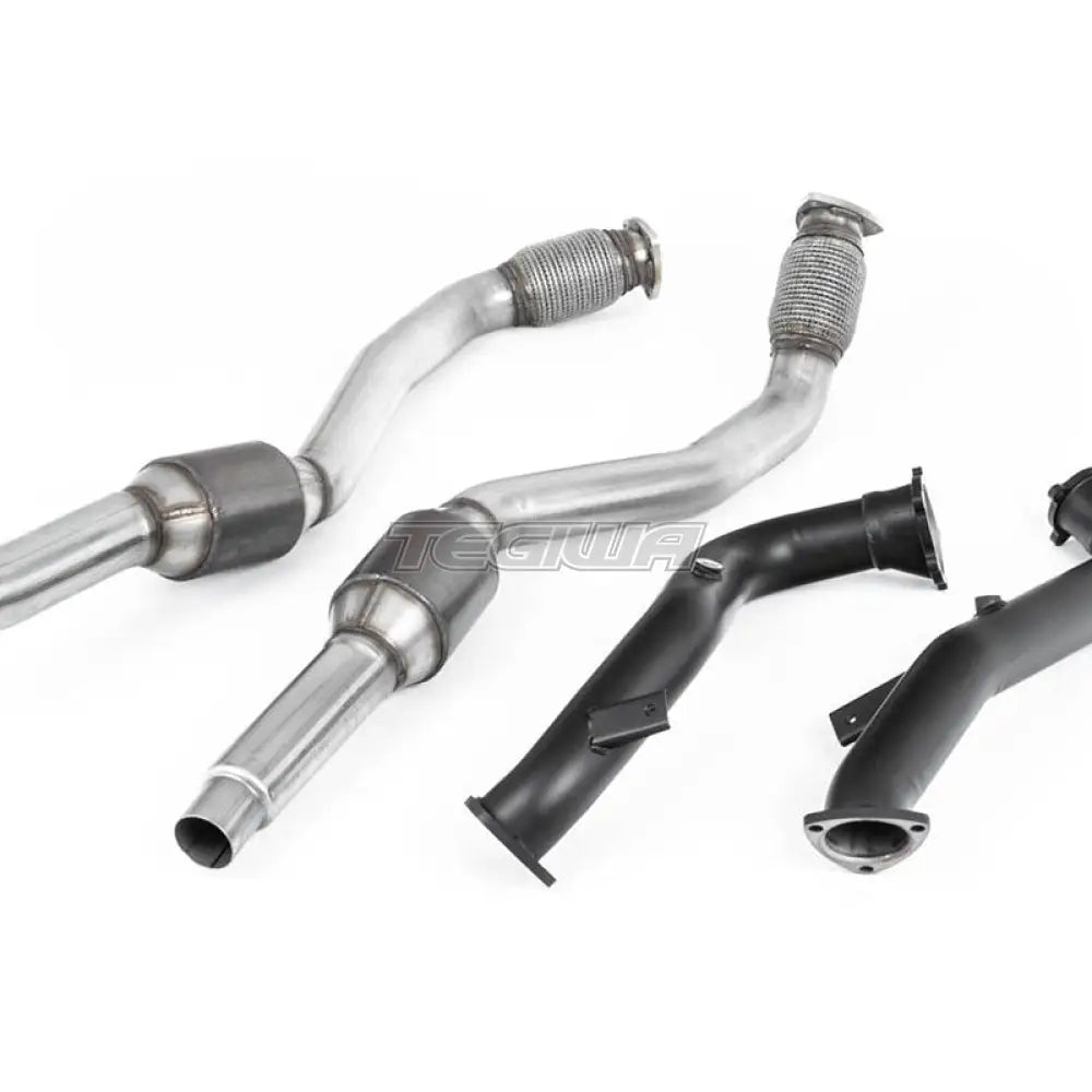 Milltek Audi RS6 C7 4.0 TFSI biturbo quattro inc Performance Edition 2013-2018 Large Bore Exhaust Downpipes and Hi-Flow Sports Cats Exhaust - SSXAU635