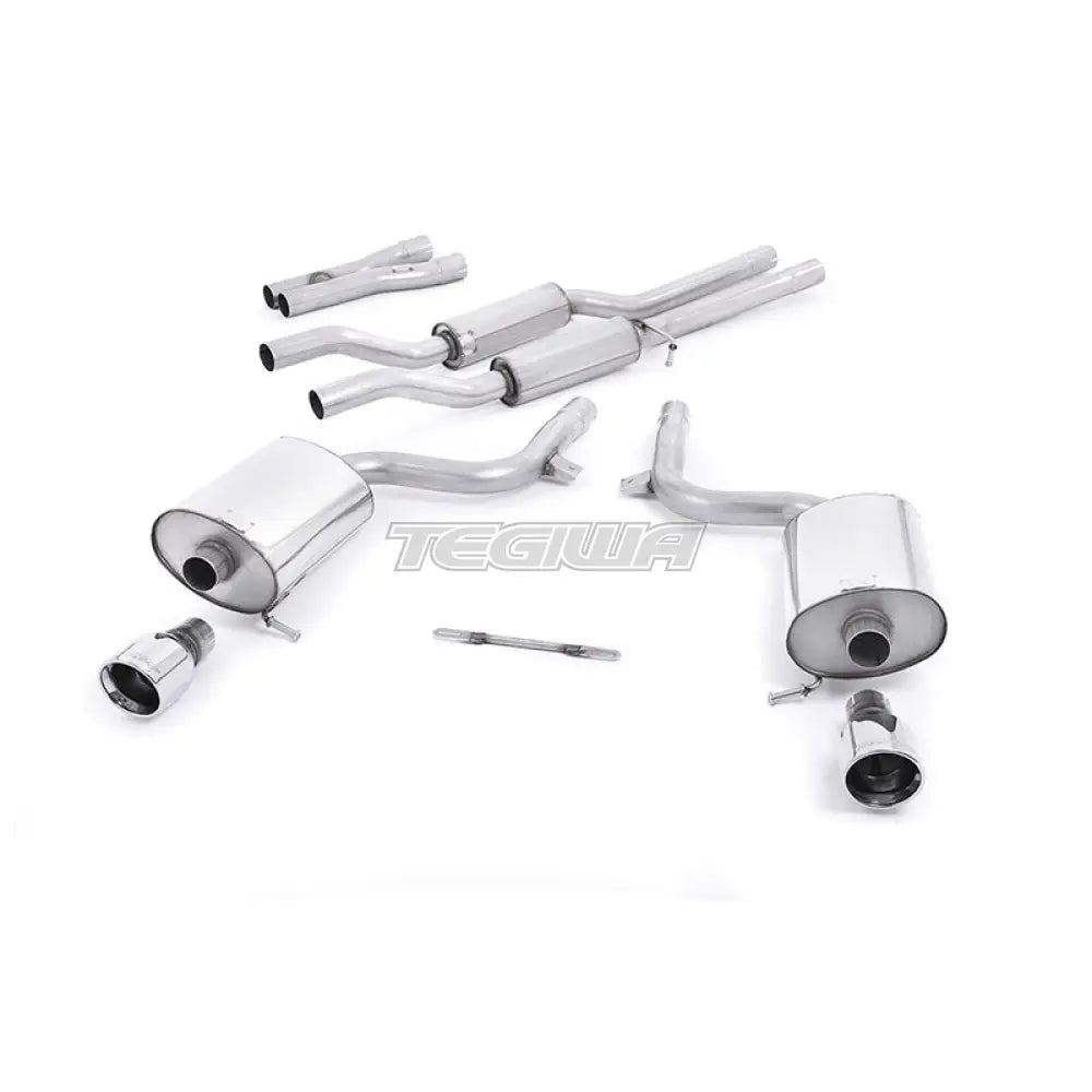 Milltek Audi S4 4.2 V8 quattro B6 Saloon/Sedan Avant & Cabriolet 2003-2005 Cat-back Exhaust