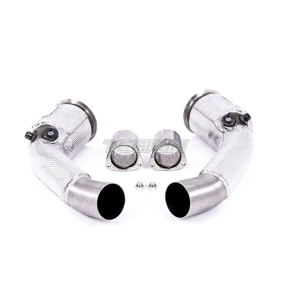 Milltek Audi S8 D5 4.0 TFSI V8 Saloon / Sedan (Non OPF/GPF US/ROW Models) 2020-2023 Large-bore Exhaust Downpipes and Cat Bypass Exhaust Pipes Exhaust - OE Fitment