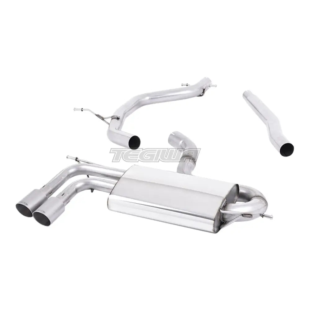 Milltek Volkswagen Golf Mk6 GTD 2.0 TDI 170PS 2009-2013 Particulate Filter-back Exhaust - with Matt Black Trims
