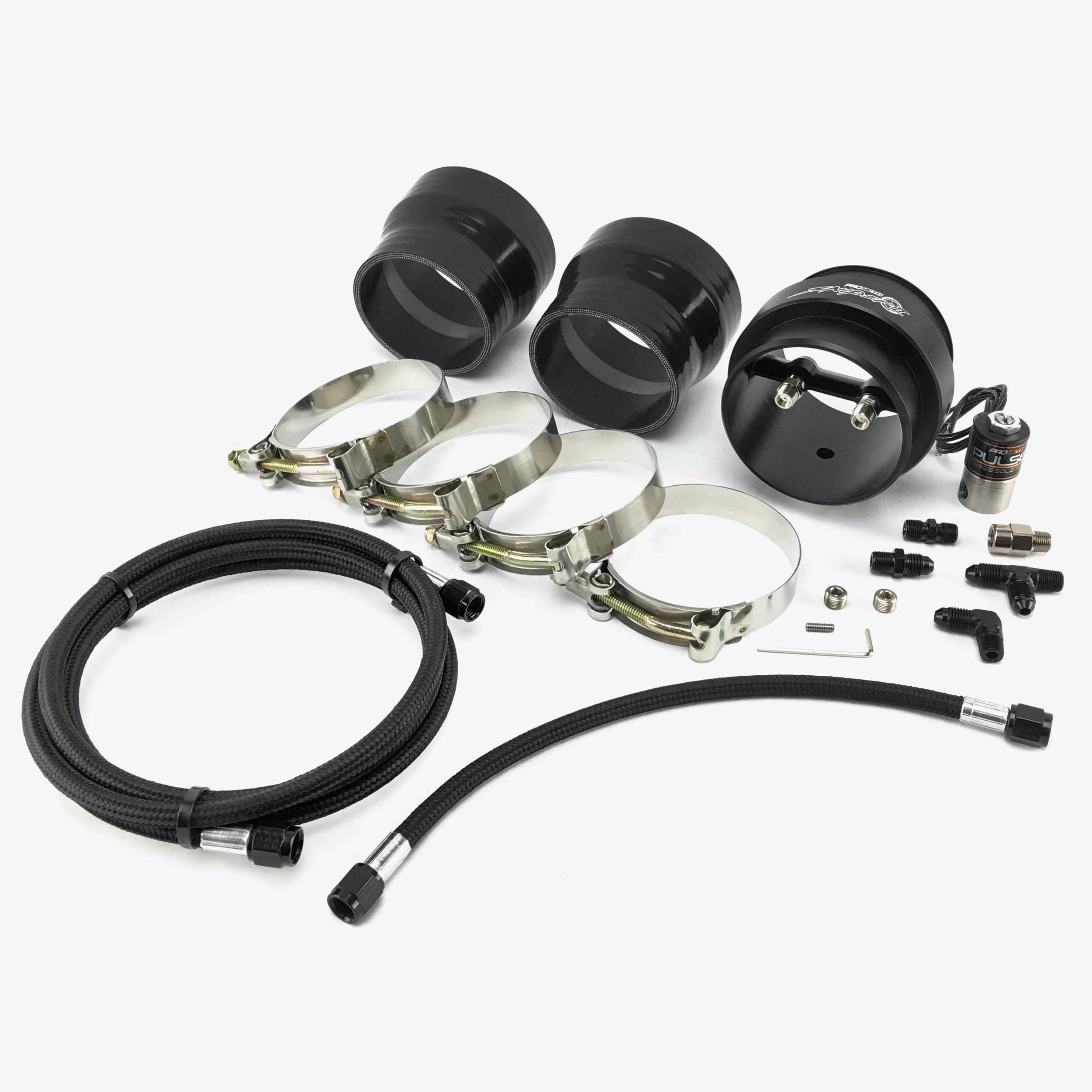 Sniper II Dual Stage With 18ft Hose Assembly, Trunk Mount (Check Valve/Solenoid Silicone Reducer)