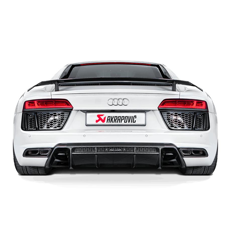 Audi R8 Coupe / Spyder 5.2 FSI | Akrapovic | Slip-On Line (Titanium) - Does not fit Post 2019 vehicles, with facelift styling