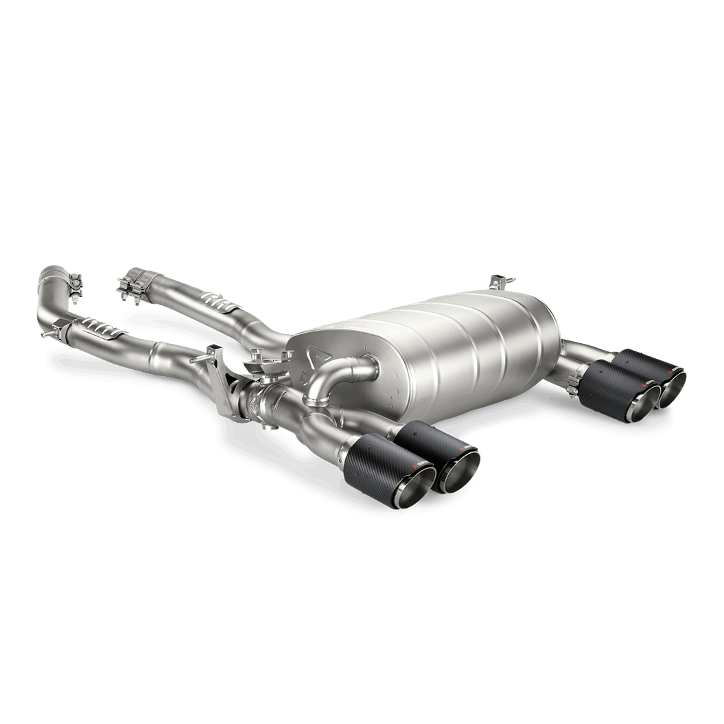 BMW M3 / M4 (F80 / F82 / F83) | Akrapovic | Slip-On-Line System - Carbon Tips