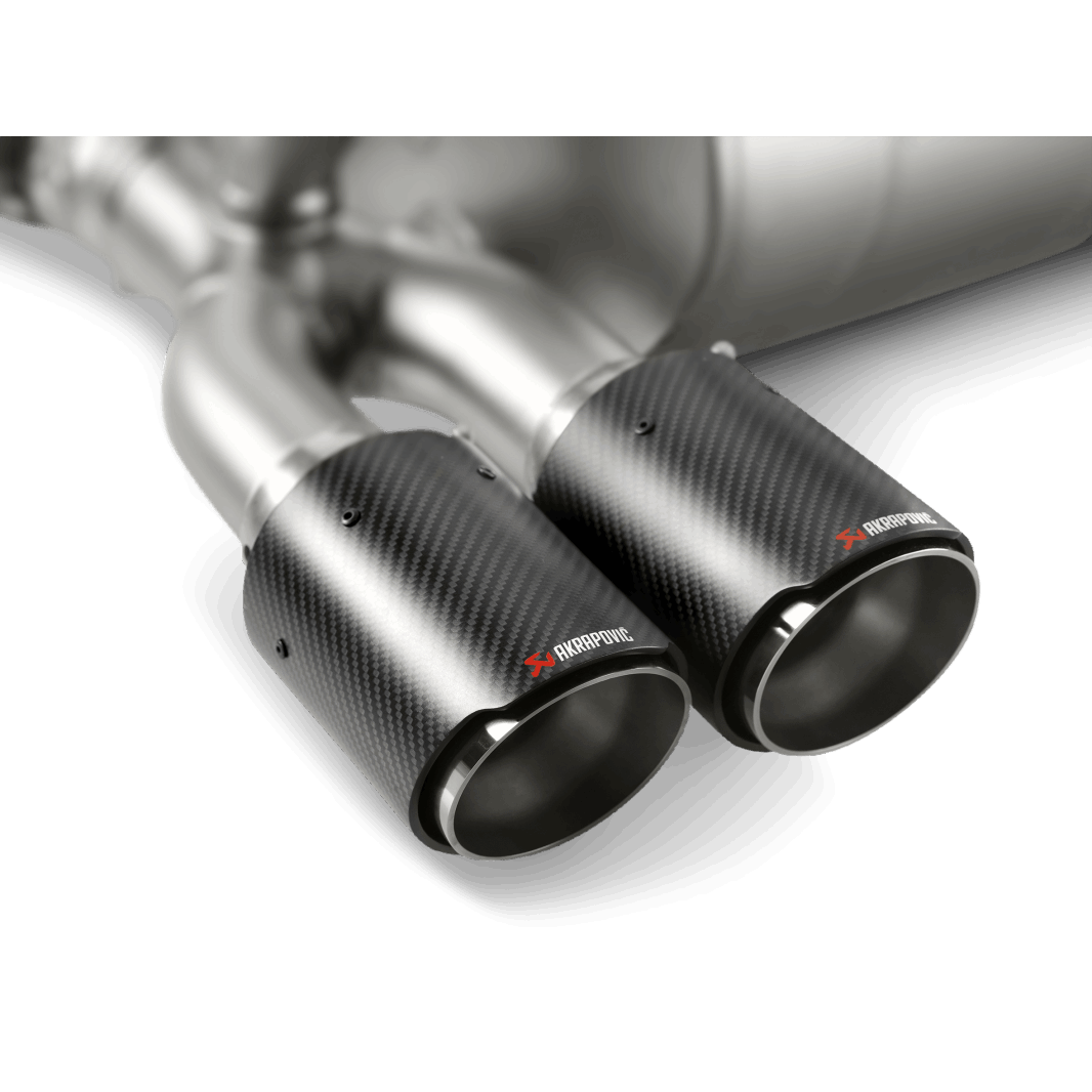 BMW M3 / M4 (F80 / F82 / F83) | Akrapovic | Slip-On-Line System - Carbon Tips