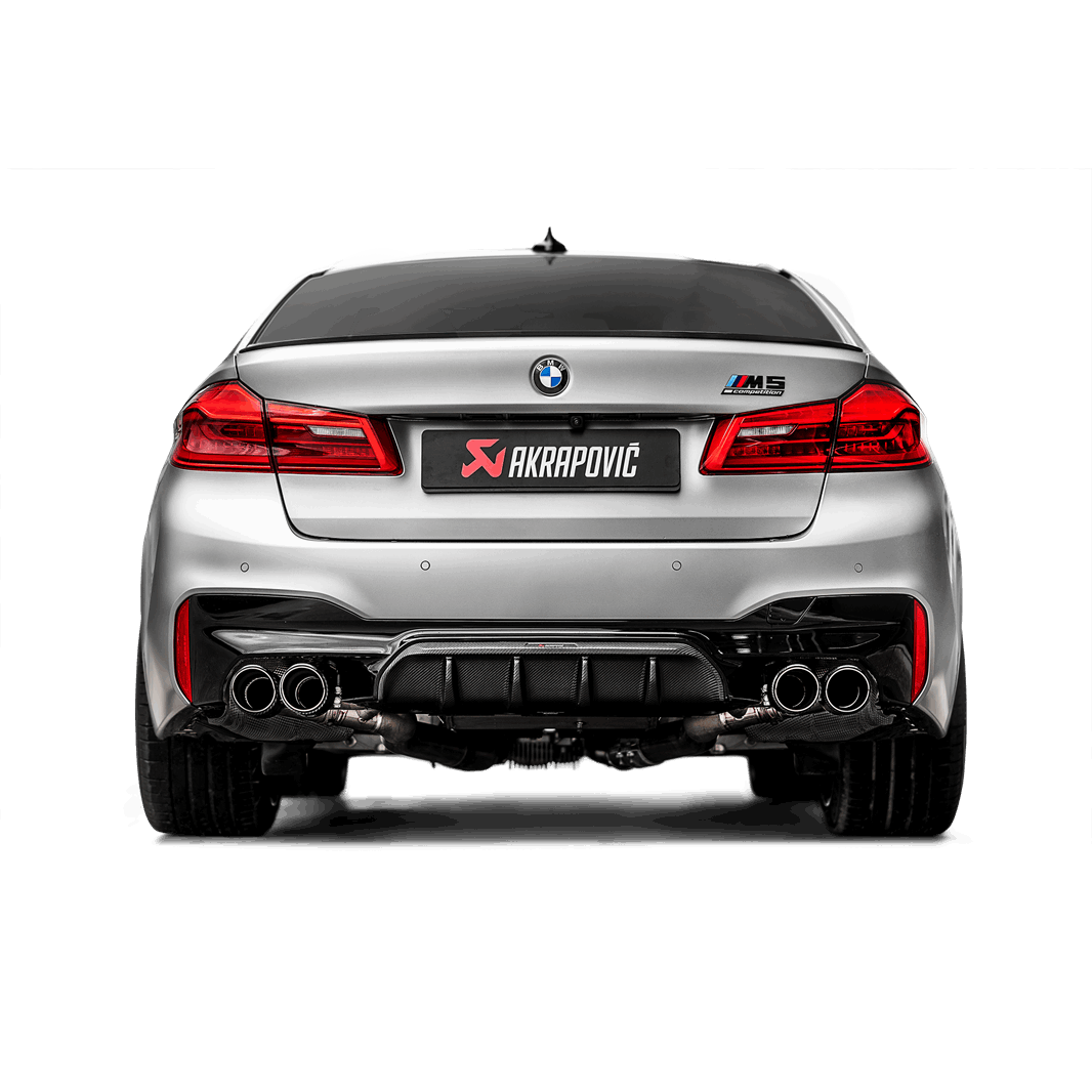 BMW M5 / M5 Competition (F90) - OPF/GPF | Akrapovic | Slip-on-Line System - Carbon Tips