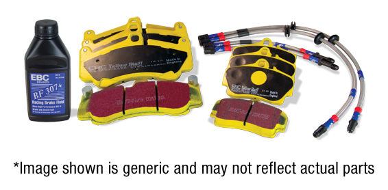 EBC BMW E82 Yellowstuff Street/Track Pad & Line Kit (135i)