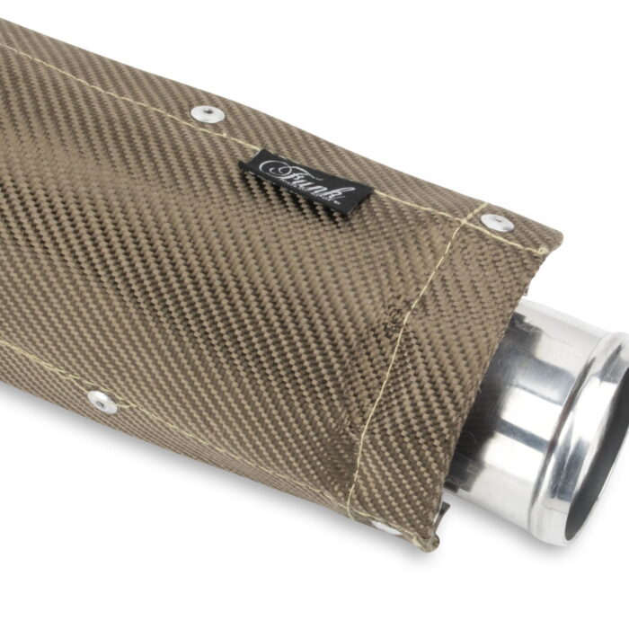 Funk Motorsport Clamp On Exhaust Heat Shield (Titanium or Carbon Fibre)