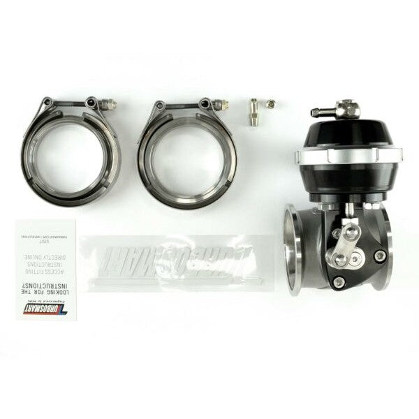Pneumatic (Vacuum-Based) Straight Gate50 Wastegate black, 6 psi | Turbosmart