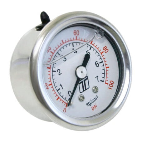 Turbosmart Fuel Pressure Regulator Reg Liquid Filled 0-100psi Gauge
