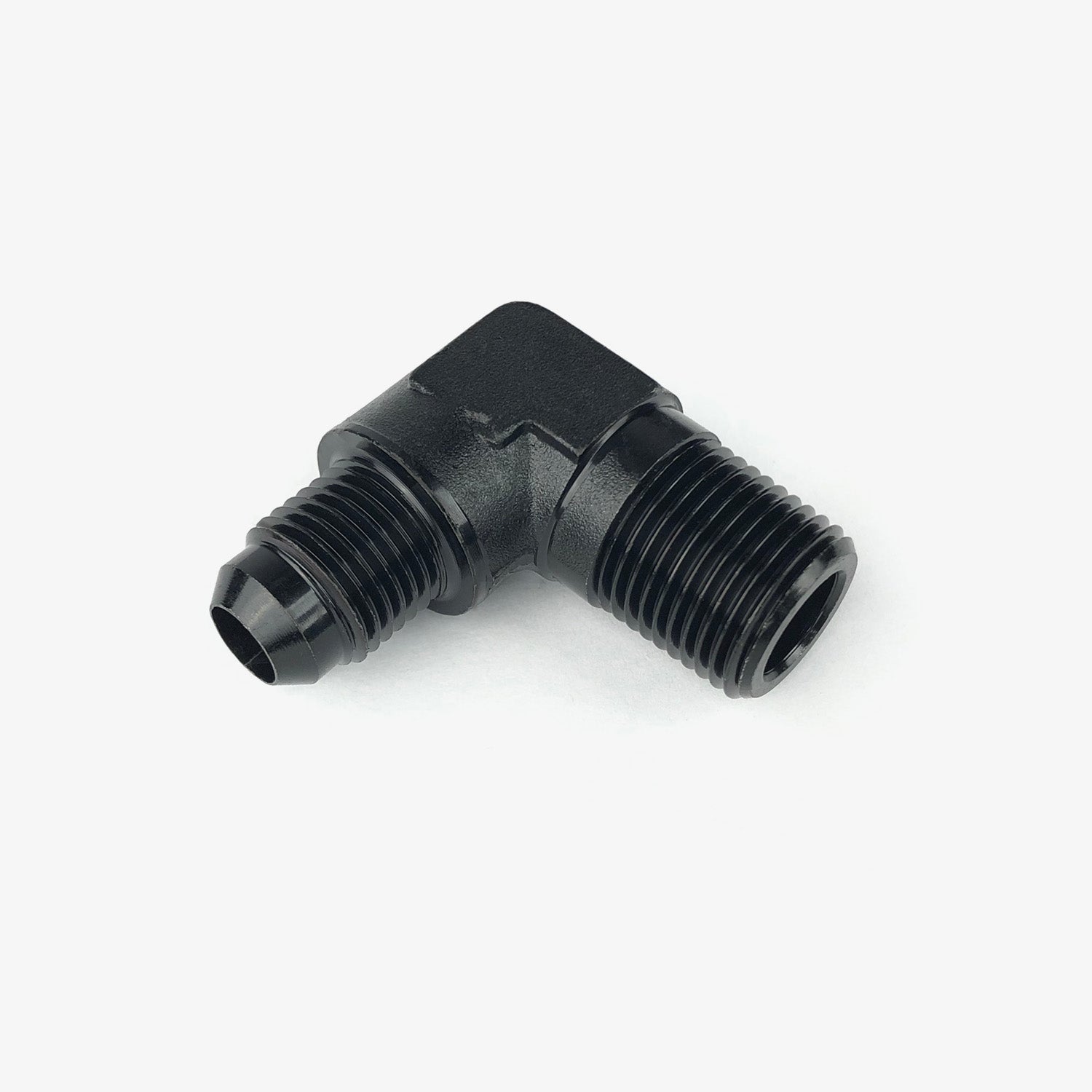 8AN To 3/8 NPT Male Elbow Fitting