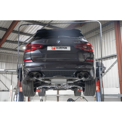 BMW X3M Scorpion Half System
