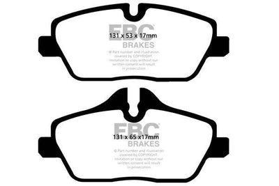 EBC BMW F45 214i Redstuff Sport Front Brake Pads - TRW Caliper