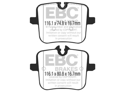 EBC BMW F90 M5 Redstuff Sport Rear Brake Pads - TRW Caliper