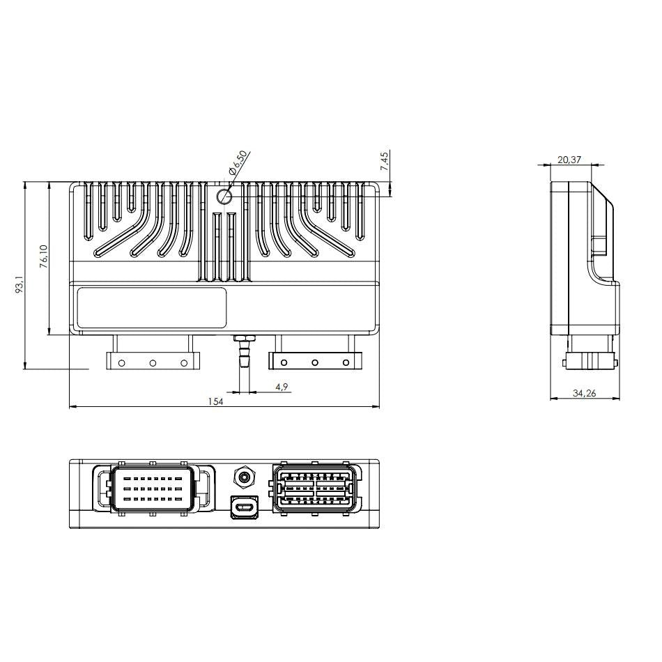 Ecumaster EMU Black ECU - New Version (USB C)