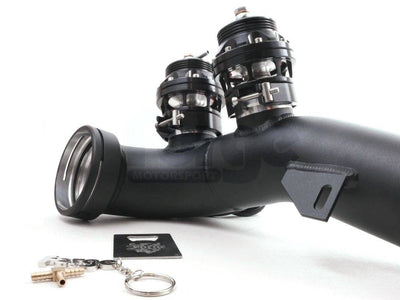 Forge BMW N54 Chargepipe with Twin BOV 335i