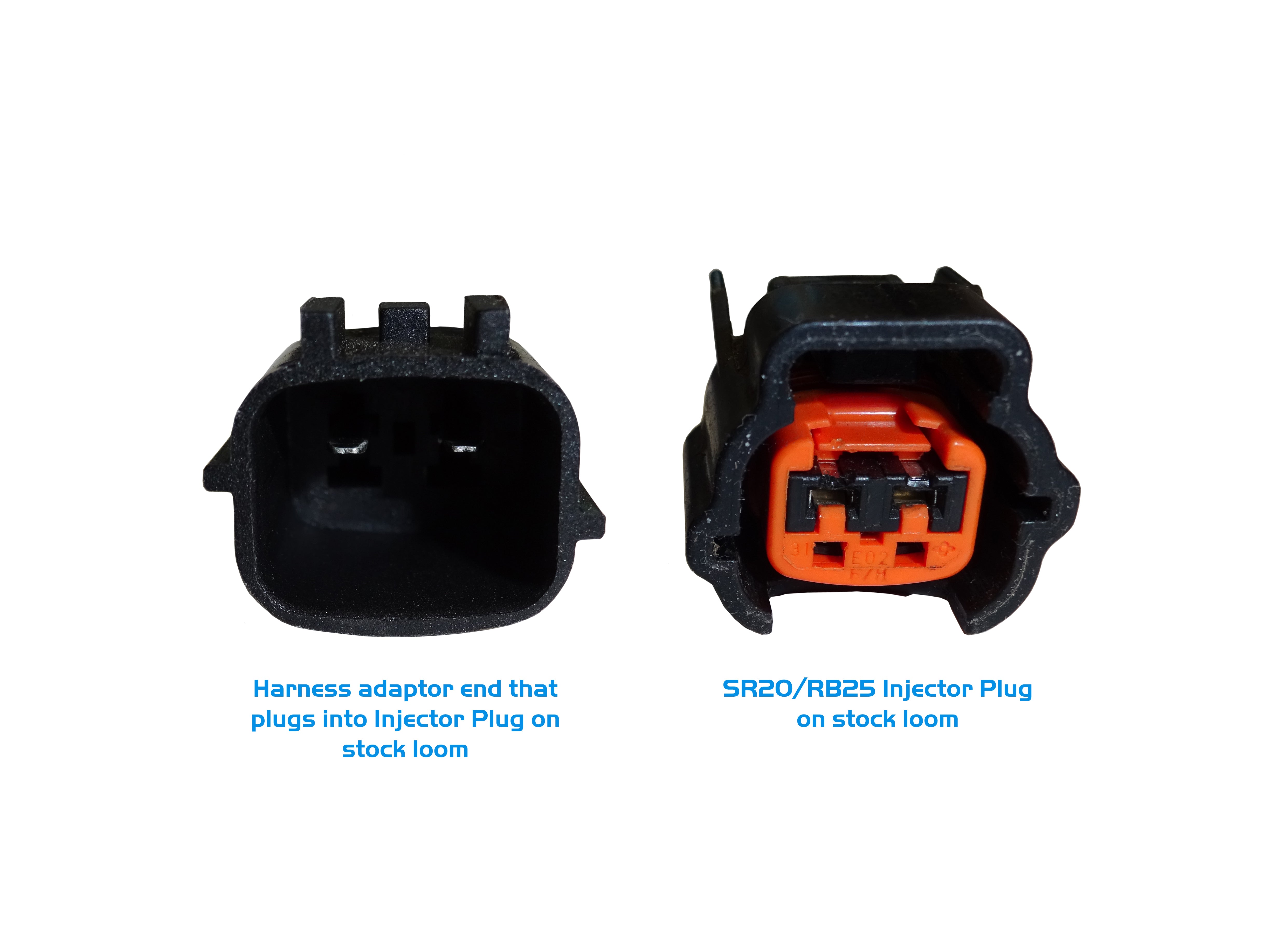 Harness Adapter for Bosch Injector to Nissan Jecs Loom with clip - HA014