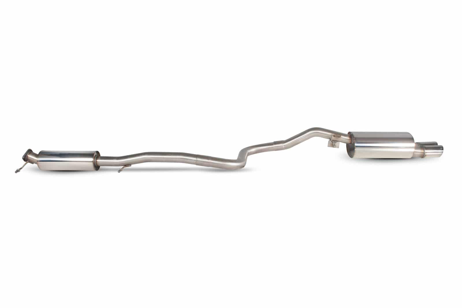 Scorpion Ford Fiesta ST 180 (13-15) 2.5″ Resonated Cat-Back Exhaust- Polished Twin Daytona Tips – SFD073