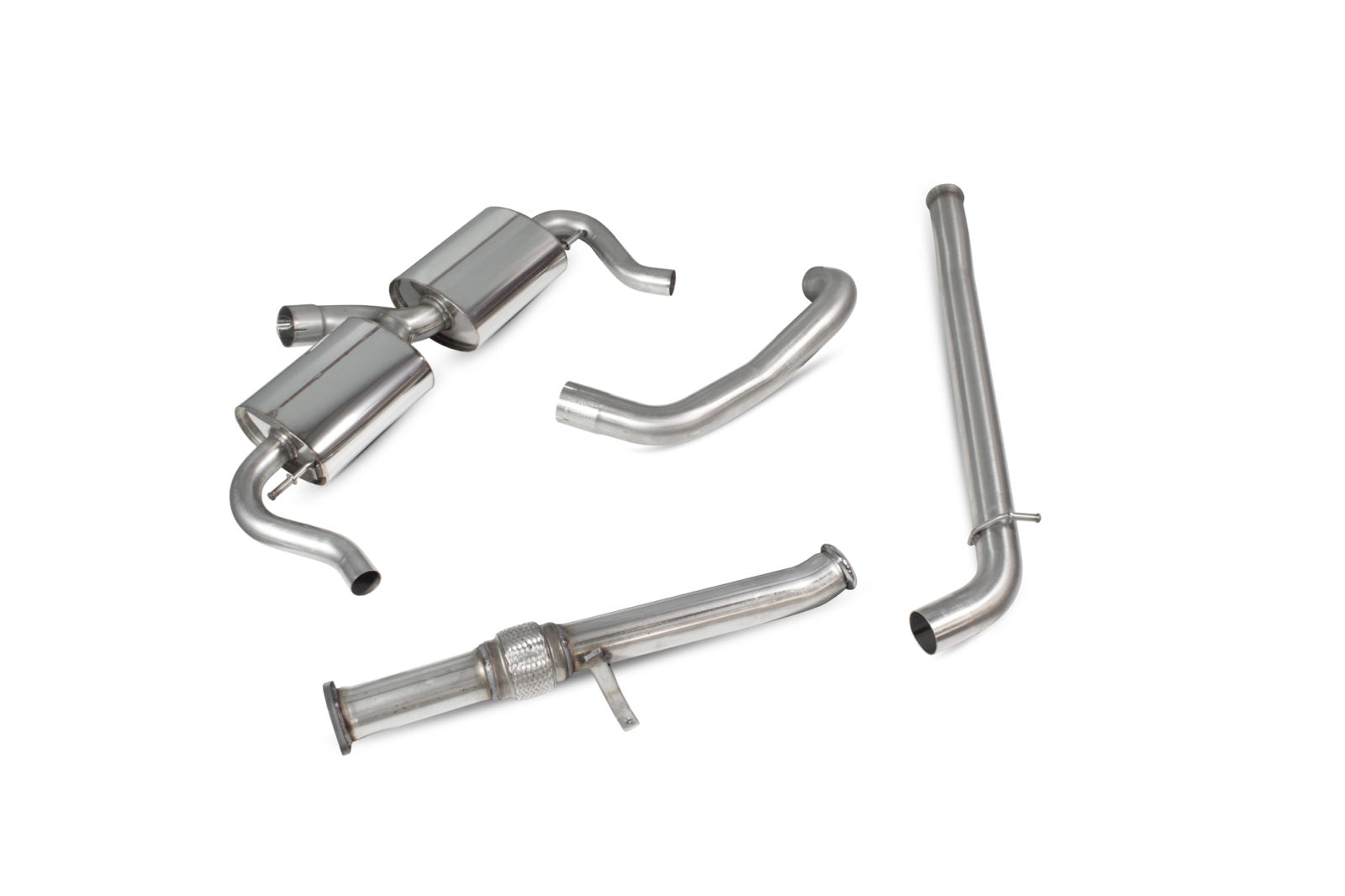 Scorpion Renault Clio MK4 RS 200 EDC / 220 Trophy (2015-18) Non-Resonated Cat-Back System