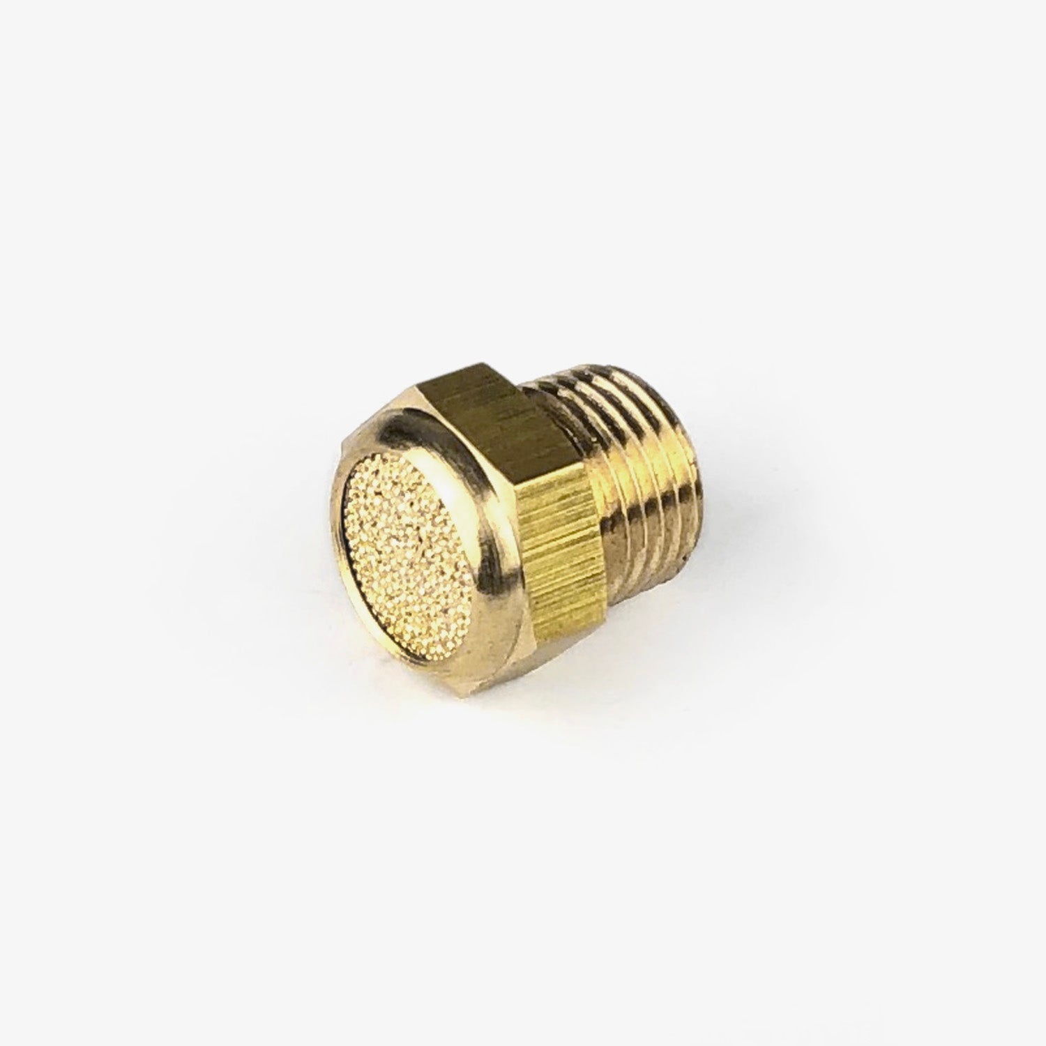 7/16" Hex Sintered Bronze To 1/8 NPT Male, Tank Vent