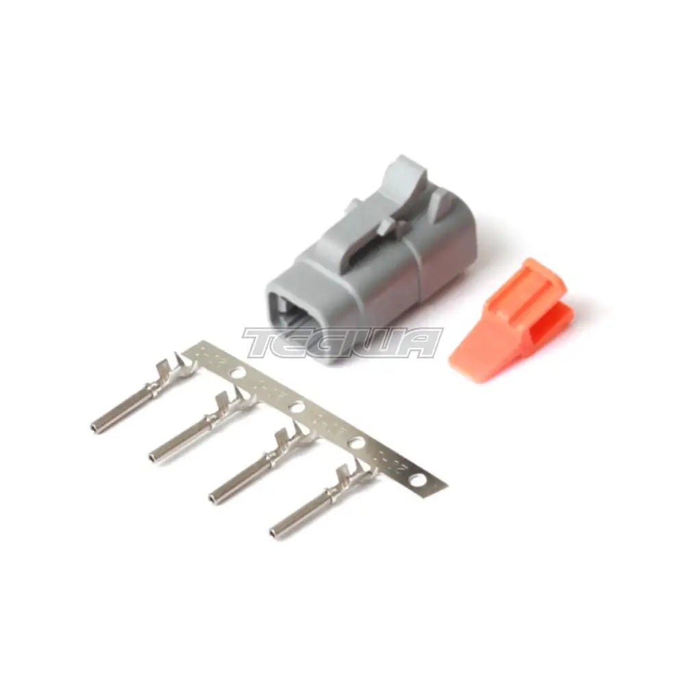 Haltech Plug And Pins - Male Deutsch DTM-4 Connector