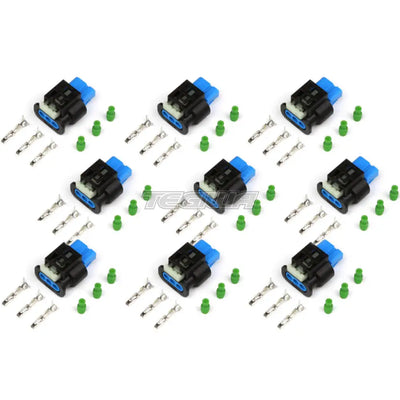 Haltech Plug and Pins Only Suit Ford Coyote 5.0L 2nd Generation Ignition Coils - 15-17 (Set of 8)