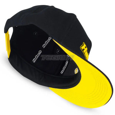Haltech Snapback Cap Black with Yellow Logo