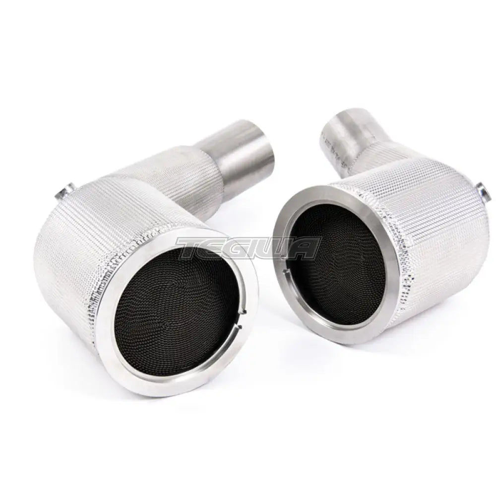 Milltek Audi RS7 C8 4.0 V8 bi-turbo (OPF/GPF Models) 2019-2023 Large Bore Exhaust Downpipes and Hi-Flow Sports Cats Exhaust - OE Fitment