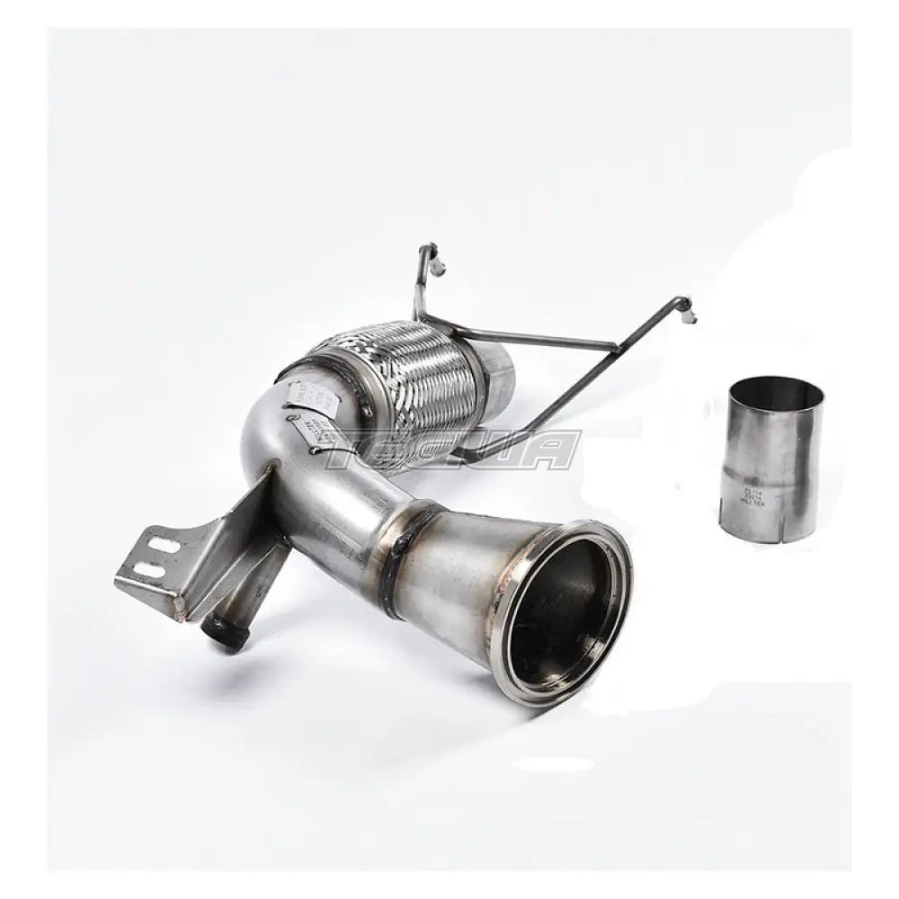 Milltek New Mini Mk3 (F56) Mini Cooper S 2.0 Turbo (UK and European models & Pre-LCI Only) 2014-2018 Large-bore Downpipe and De-cat Exhaust - Fits OE System - Clearance