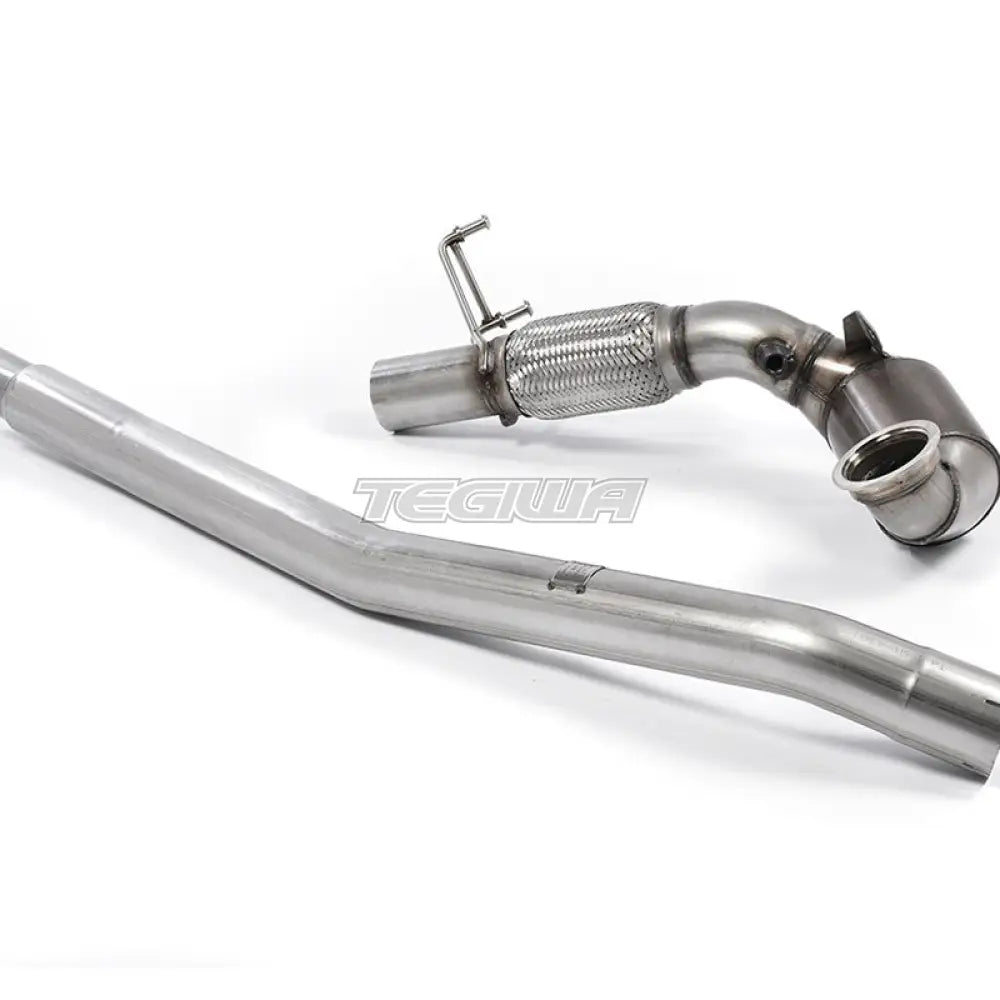 Milltek Volkswagen Golf MK7.5 GTi (Non Performance Pack Models & Non-GPF Equipped Models Only) 2017-2018 Large Bore Downpipe and Hi-Flow Sports Cat Exhaust - Fits with OE System - SSXVW396