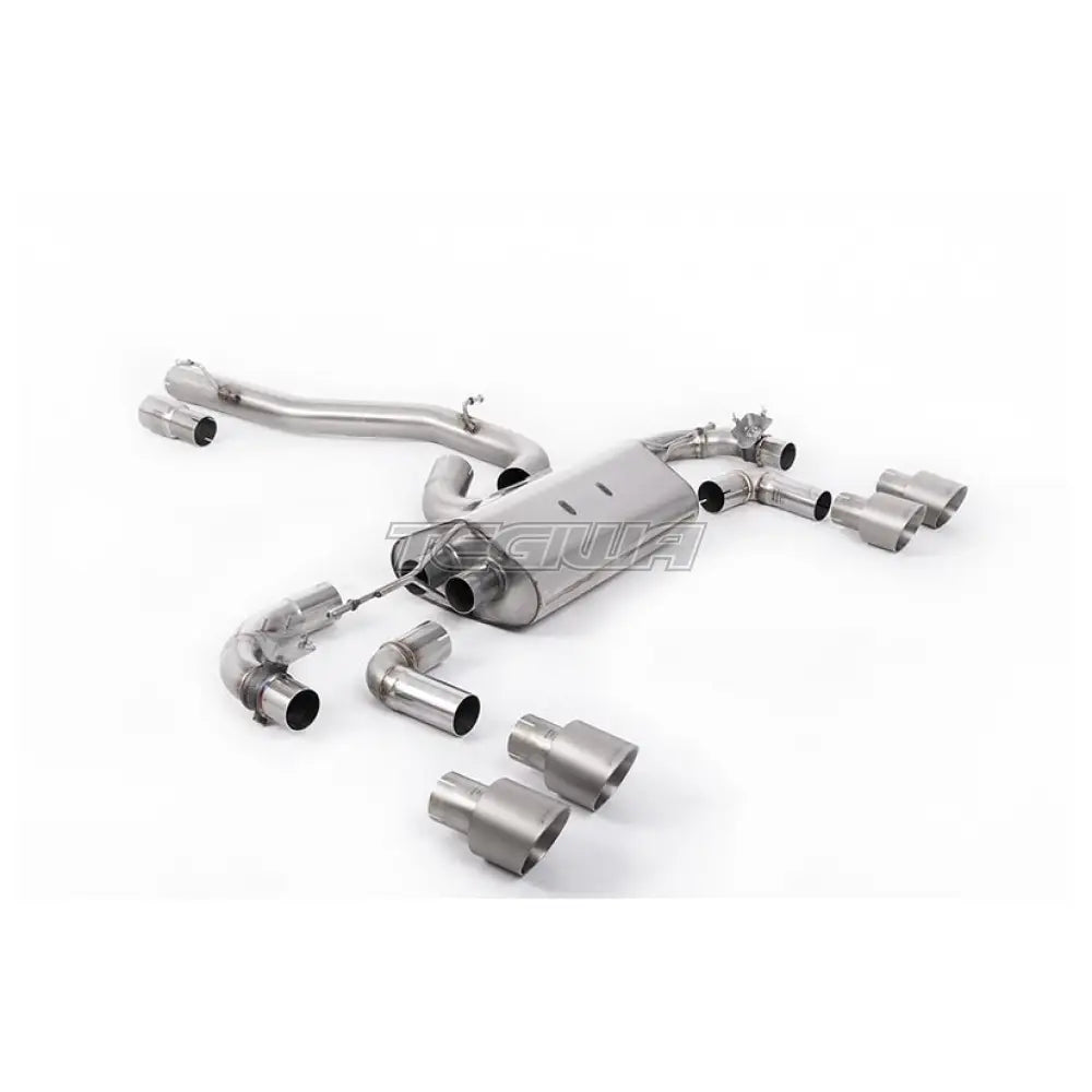 Milltek Volkswagen Golf Mk7.5 R 2.0 TSI 310PS (Non-GPF Equipped Models Only) - 80mm Race Systems 2017-2021 Cat-back Exhaust