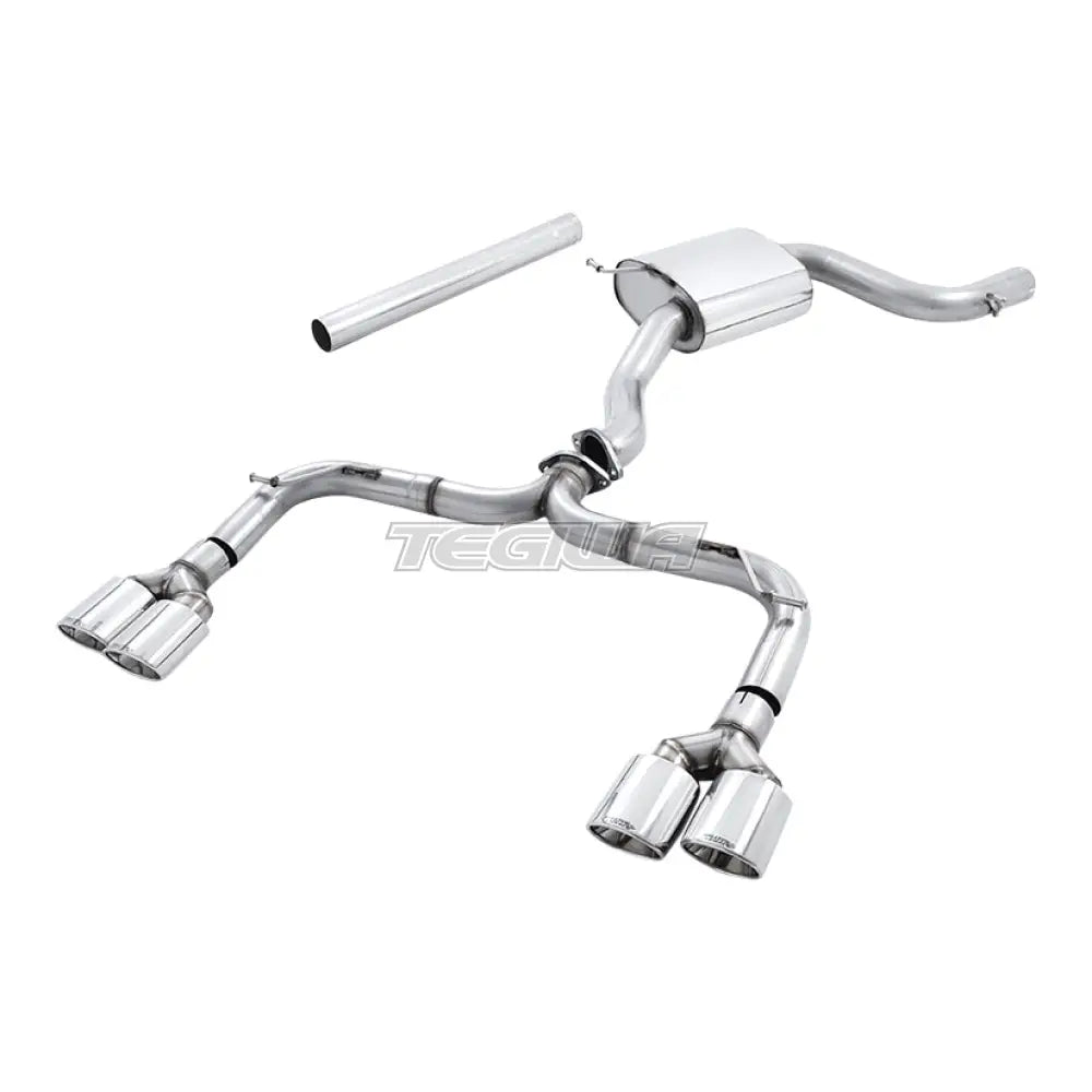 Milltek Volkswagen Golf MK7 GTi (including GTi Performance Pack Clubsport & Clubsport S models) 2013-2016 Cat-back Exhaust - Non-Resonated Race Golf R MK7 Style Polished Oval Tips
