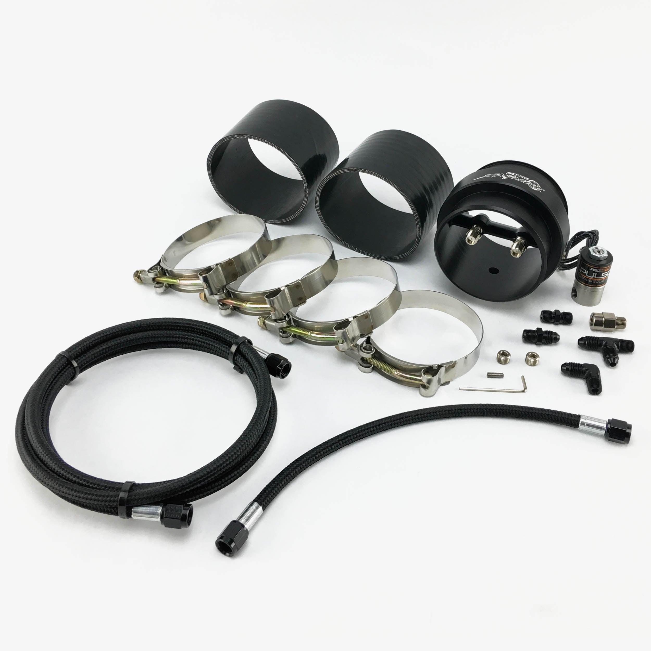 Sniper II Dual Stage With 8ft Hose Assembly, Fender Mount (Check Valve/Solenoid Silicone Straight)