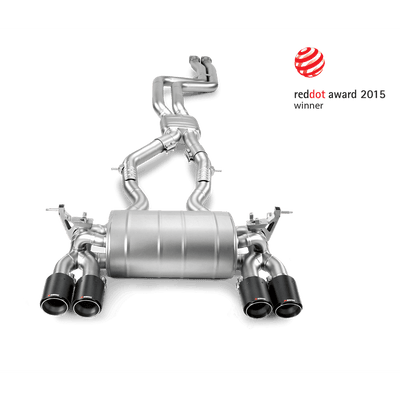 BMW M3 / M4 (F80 / F82 / F83) | Akrapovic | Evolution Line System - Carbon Tips