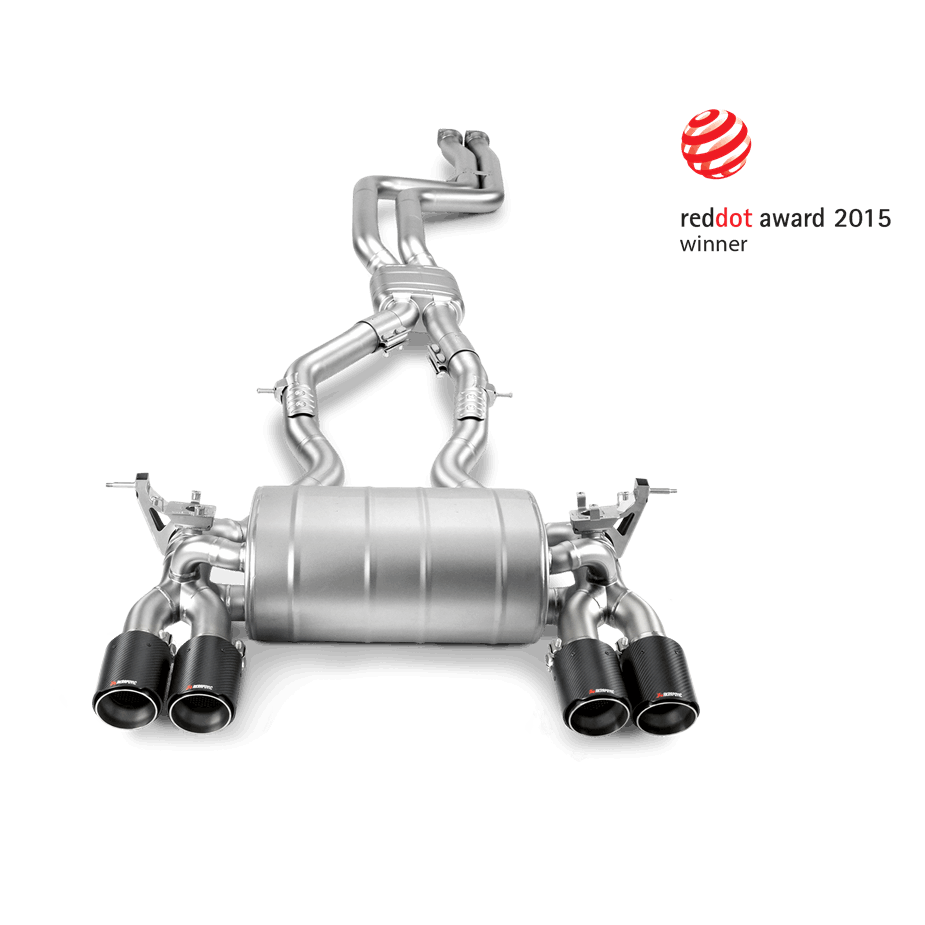 BMW M3 / M4 (F80 / F82 / F83) | Akrapovic | Evolution Line System - Carbon Tips