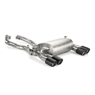 BMW M3 / M4 (F80 / F82 / F83) | Akrapovic | Slip-On-Line System - Carbon Tips
