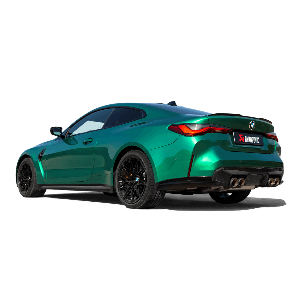 BMW M3 / M4 (G80 / G82 / G83) | Akrapovic | Slip-On-Line System - Carbon Round Tips