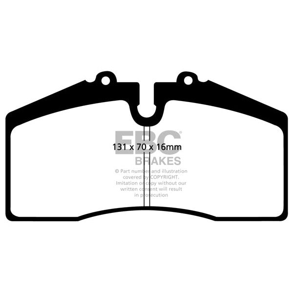 EBC Audi Porsche 8C M030 Yellow stuff 4000 Series Street And Track Front Brake Pad Set (RS2 & 968)