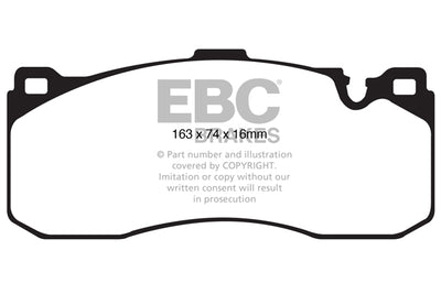 EBC BMW E82 Yellowstuff Street/Track Front Brake disc & pads (135i)