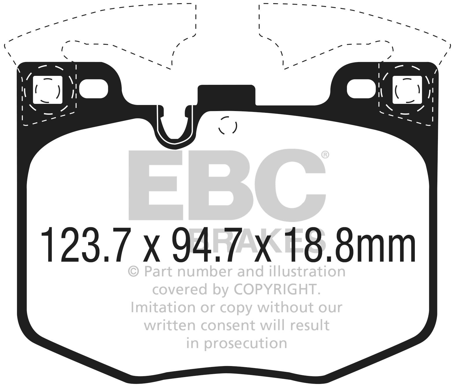 EBC BMW TOYOTA Yellowstuff Street and Track Front Brake Pads - Brembo Calliper (Inc. G20 M340i, G30 M550i, G29 Z4 M40i & GR Supra)