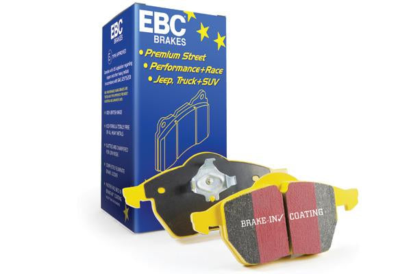 EBC Porsche 996 997 Yellowstuff Street and Track Front Brake Pads - Brembo Caliper (Inc. 911, 911 Turbo S, 911 GT2 & 911 GT3)