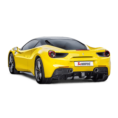 Ferrari 488 GTB/488 Spyder | Akrapovic | Slip-On Line (Titanium)