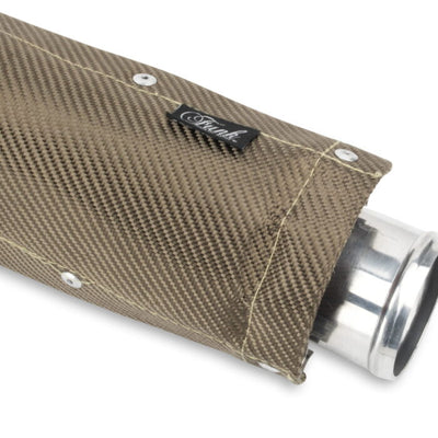 Funk Motorsport Clamp On Exhaust Heat Shield (Titanium or Carbon Fibre)